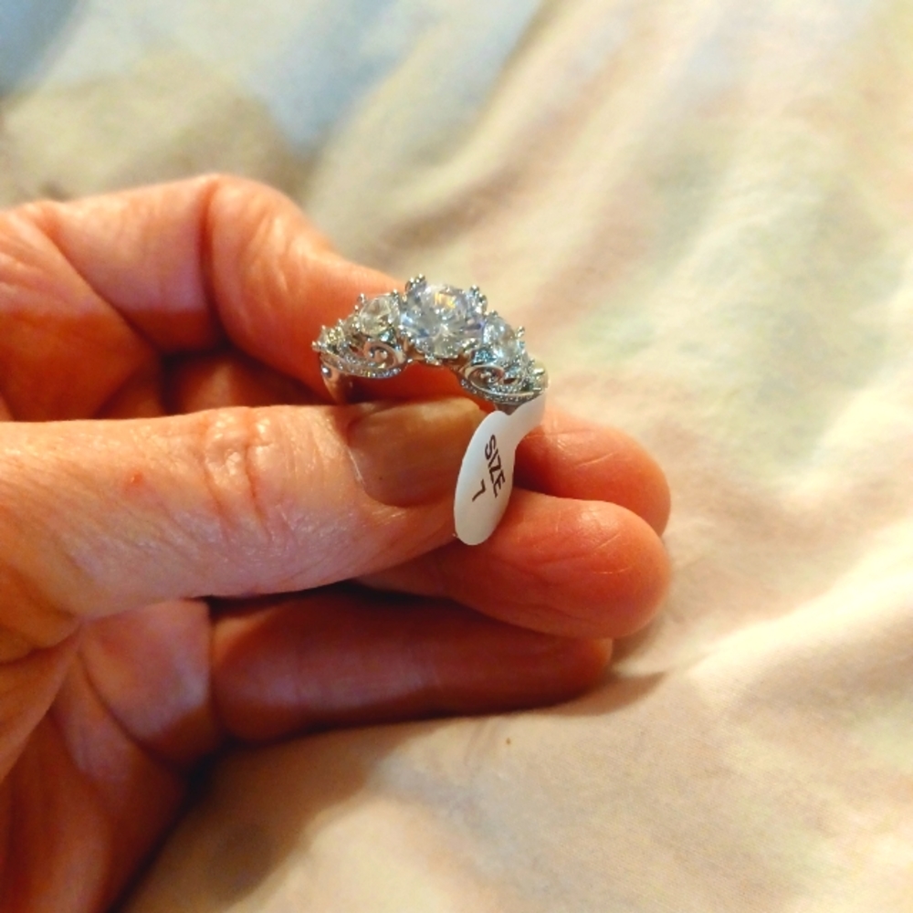 JC CZ Ring Value $35 Size 7
